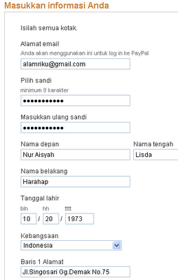 Langkah Mudah Daftar Paypal Indonesia